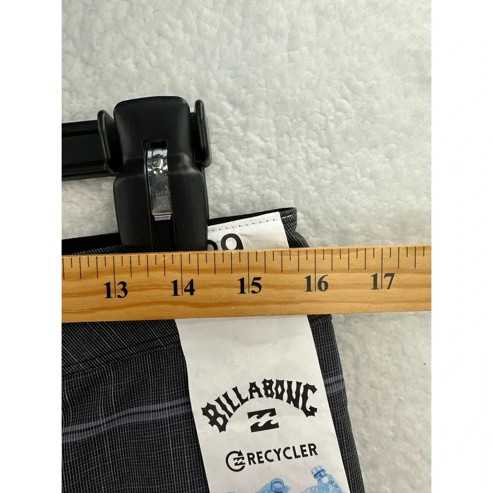 Billabong All Day Heather Pro Swim‎ Trunks All Day Heat, Size 29, Gray and Blue